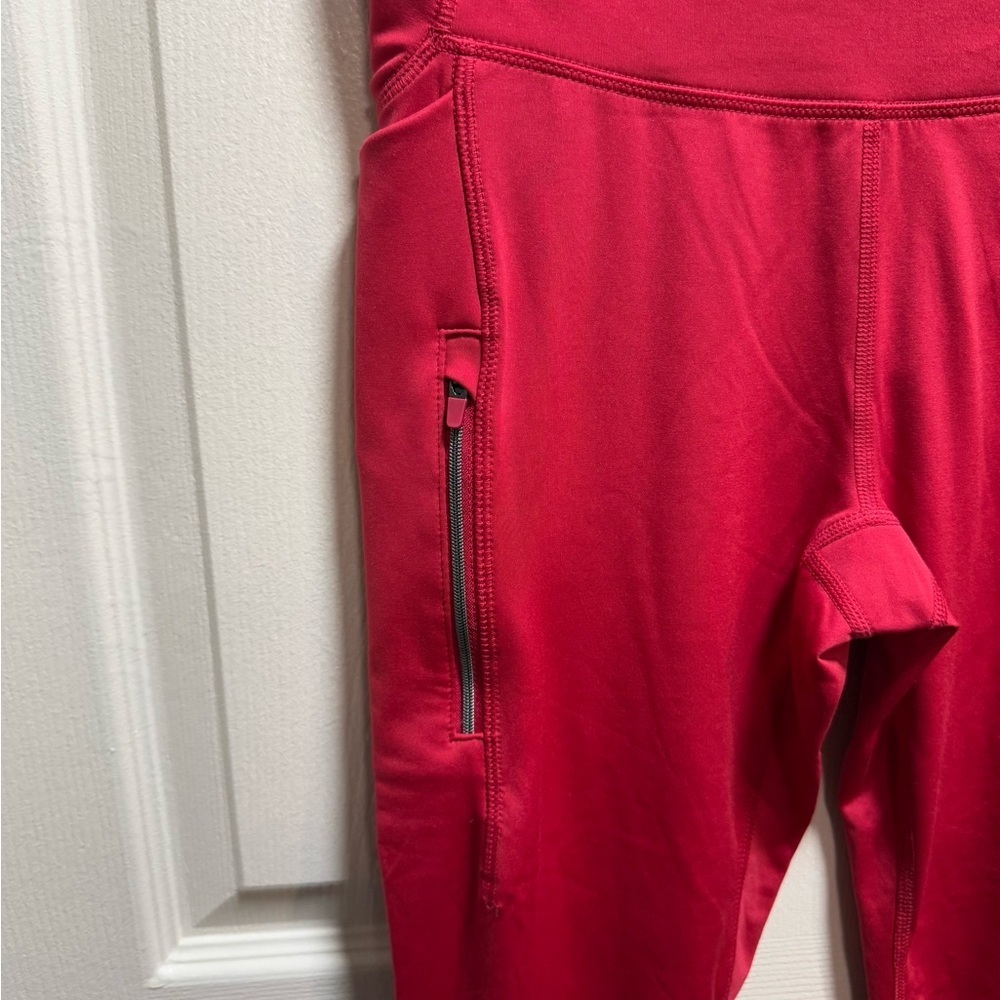 All in Motion Vibrant Red Leggings with Pockets - Picture 2 of 11